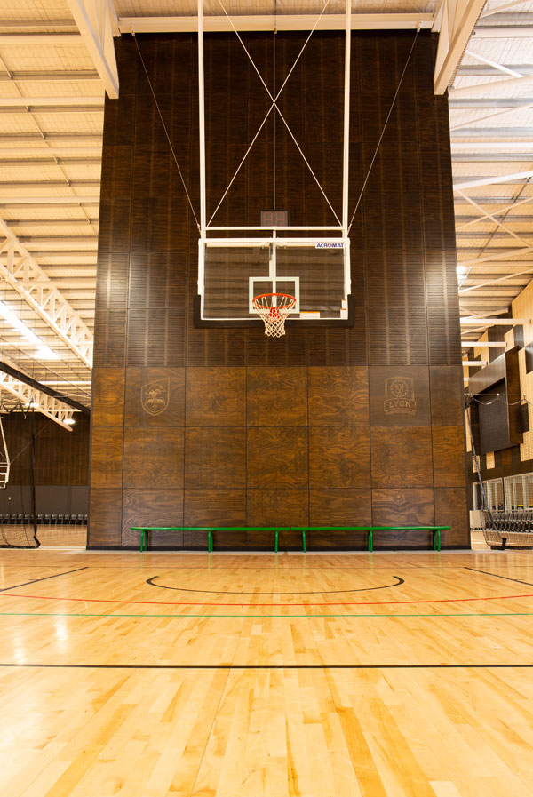 Acoustic Slotted Wooden Wall Panels Designed by Keystone Linings at St Francis De Sales College