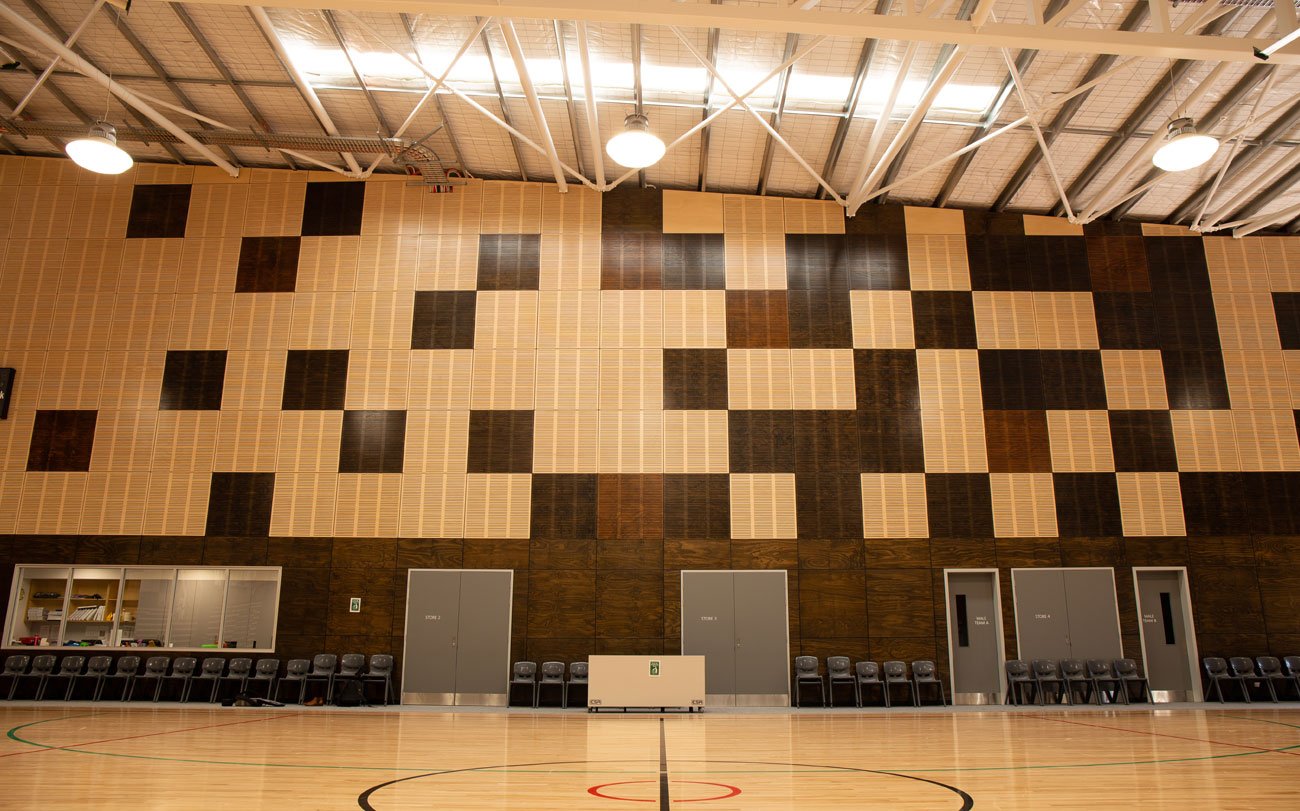 Perforated Wall Panels Designed by Keystone Linings at St Francis De Sales College