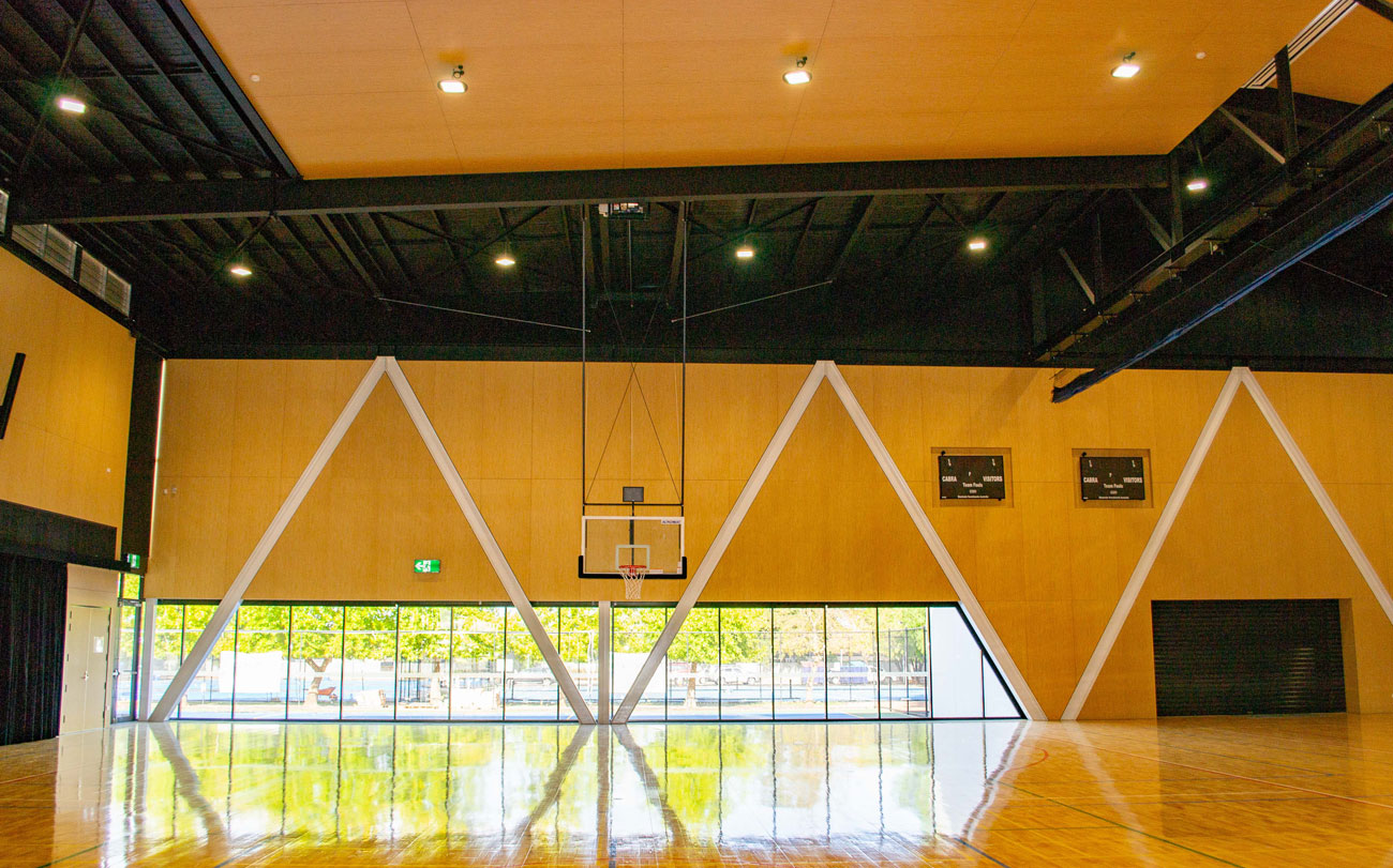Key Nirvana Ceiling Plywood Panels Designed by Keystone Linings at Cabra College