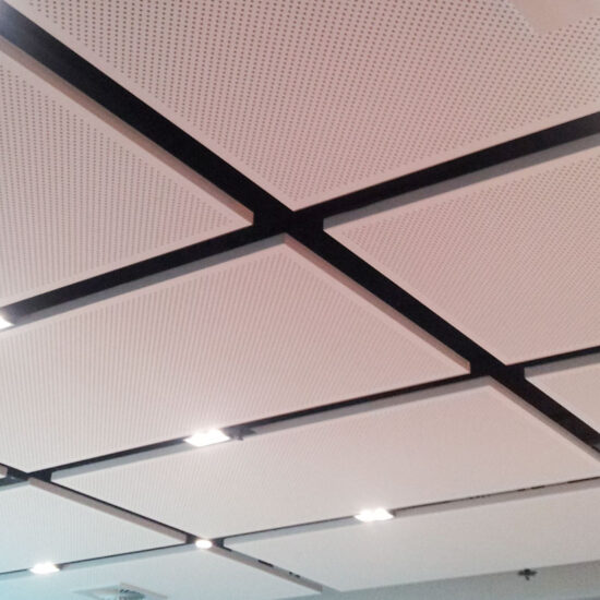 Acoustic plasterboard ceiling decorative acoustic plywood panels - carrington st