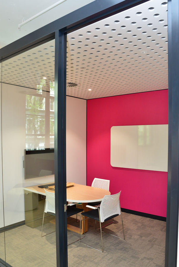 Perforated ceiling interior acoustic plywood panels for office- First state super