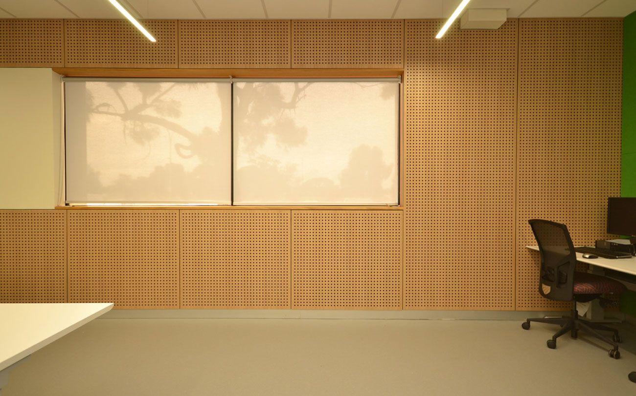 Perforated Acoustic Wall Panels Designed by Keystone Linings at University of South Australia