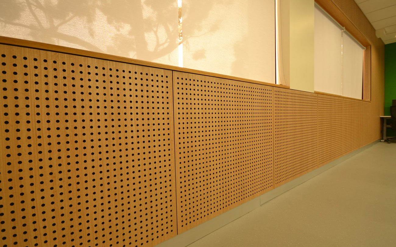 Key Ply Perforated Acoustic Wall Panels Designed by Keystone Linings at University of South Australia