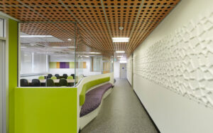 Pre-finished decorative mdf panels wood ceiling panels - university senior college
