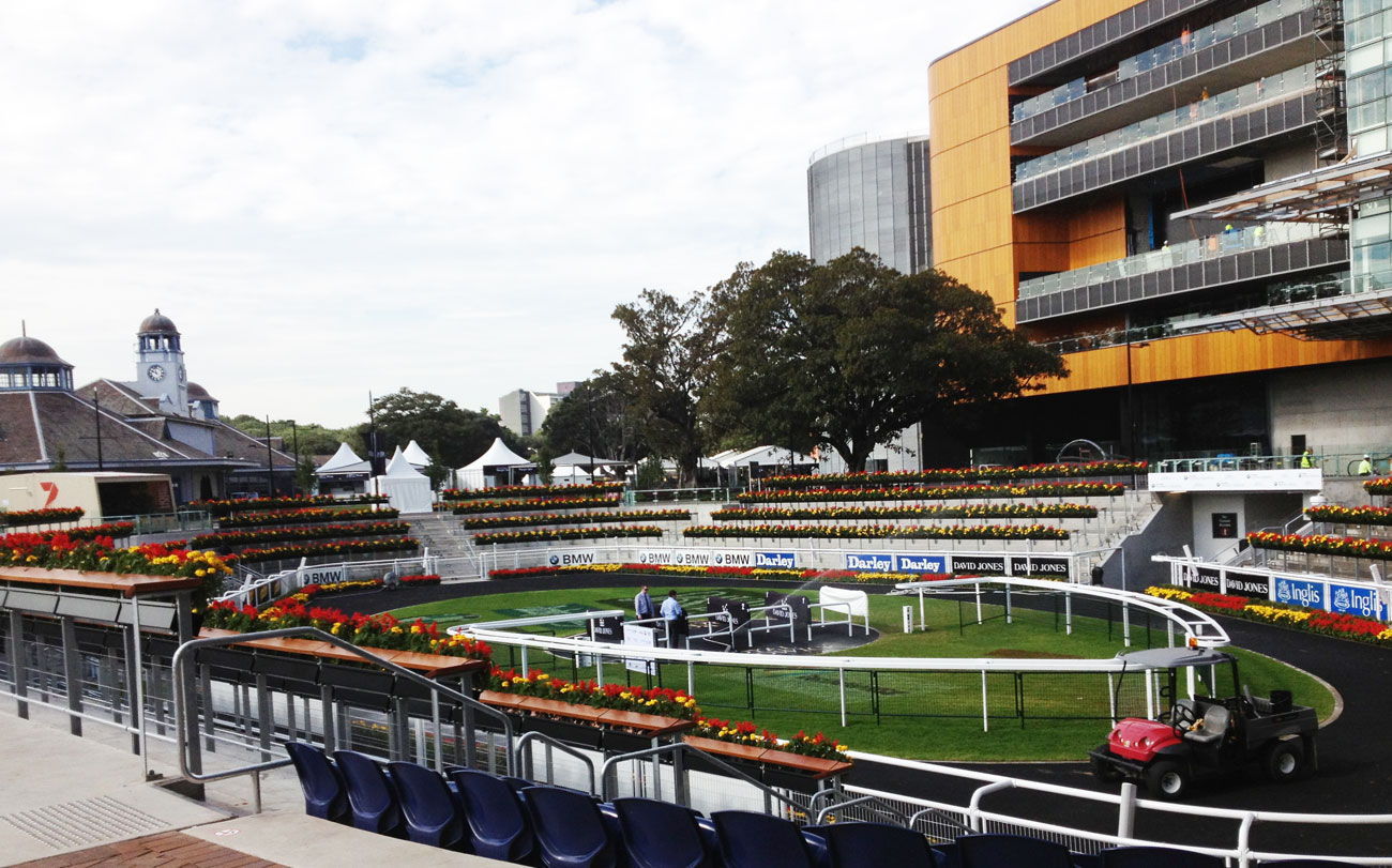 Exterior (CFC) Compressed Fibre Cement Acoustic plywood Wall Panels - Royal Randwick Racecourse Club
