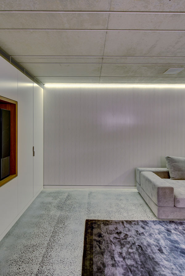 MDF Grooved Profile Fiber Cement Ceiling Panels - Spiegal House