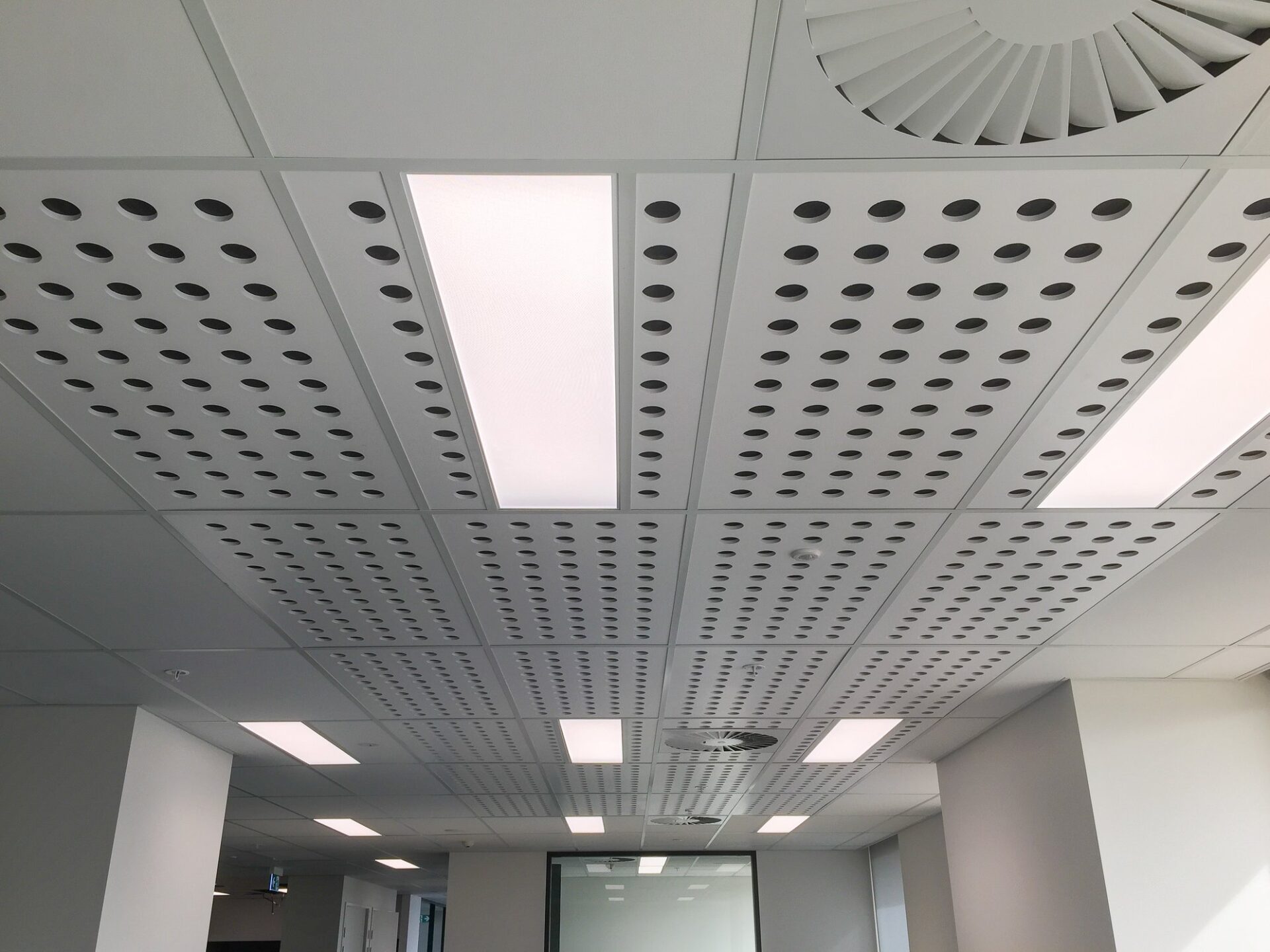 Compressed fibre cement perforated panels - Modbury Hospital