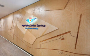 Key ply perforated best quality wall panel designed by keystone linings at royal flying doctor