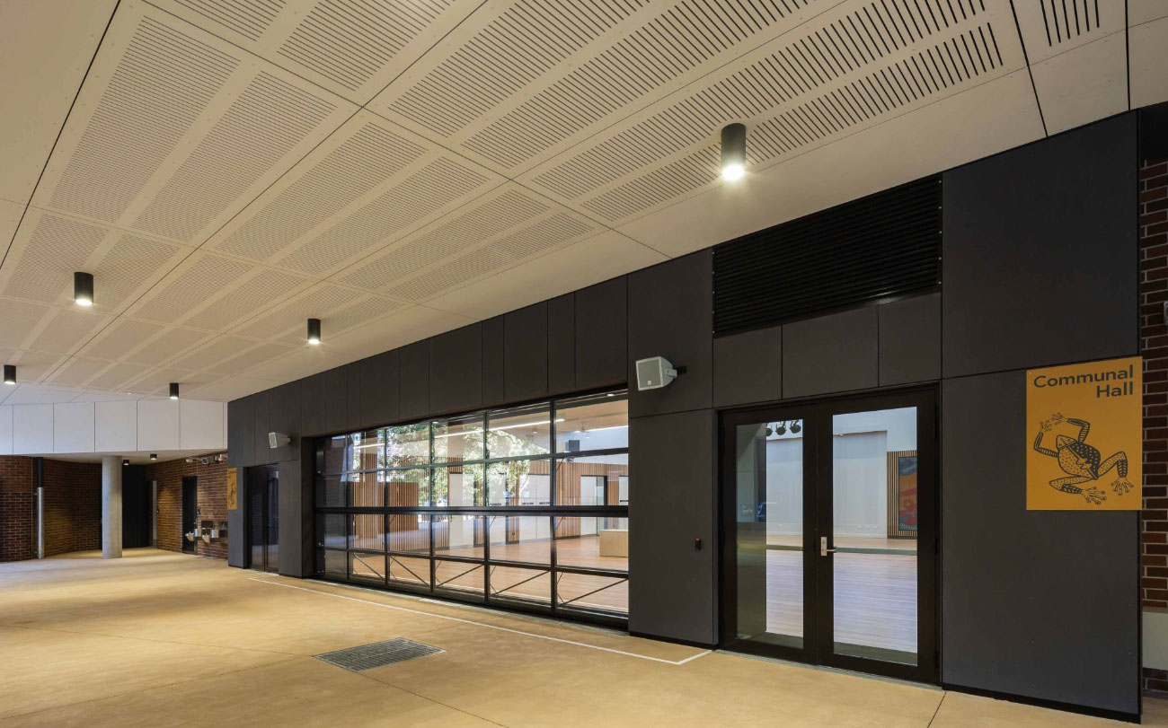 Darlington Public School FC Panels Acoustic Plywood Panels