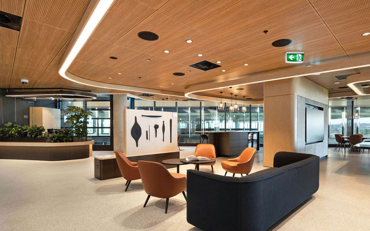 Deloitte's Canberra Key-Nirvana Decorative MDF Panels